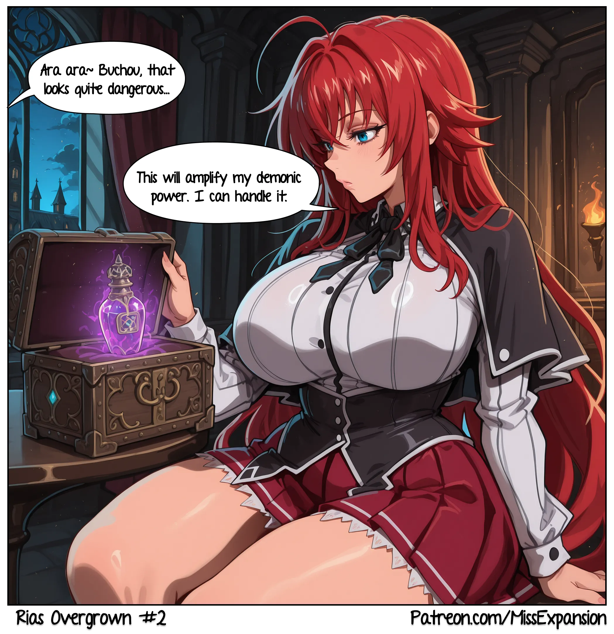 Rias Overgrown - Rias Gremory - Overgrown Chapter 1, page 2