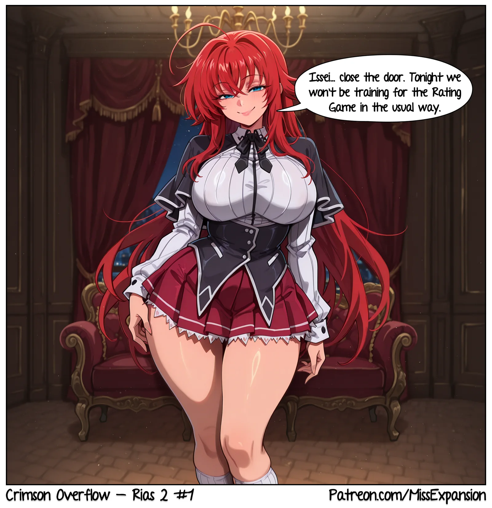 Rias Overgrown - Rias Gremory - Crimson Overflow Chapter 2, page 1