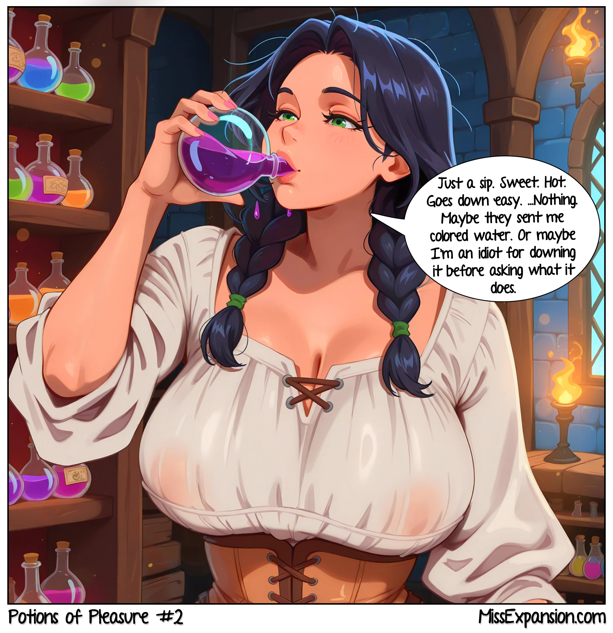 Potions of Pleasure - Martha’s Experiment Chapter 1, page 2