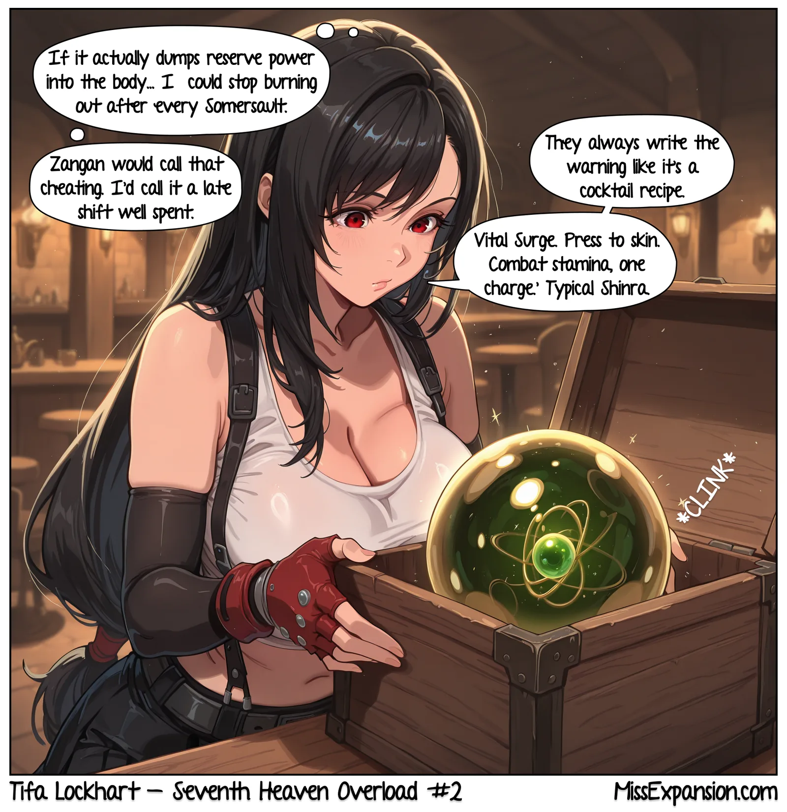 Tifa Lockhart - Seventh Heaven Overload Chapter 1, page 2