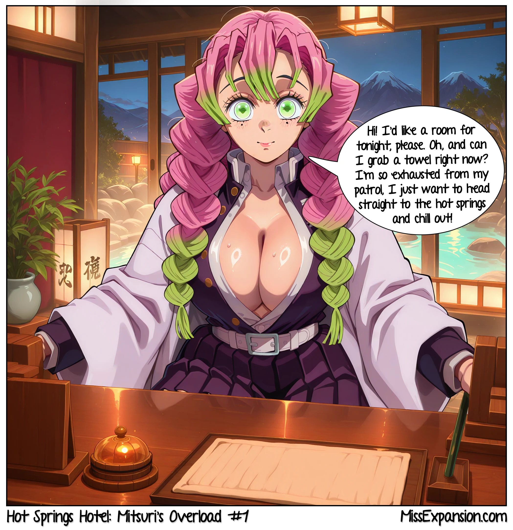 Hot Springs Hotel - Mitsuri’s Overload Chapter 1, page 1